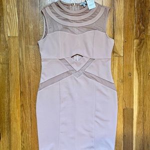 NWT Cutout Dress - Nude